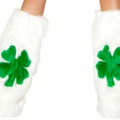 Bewild Accessories Furry Shamrock Leg Warmers