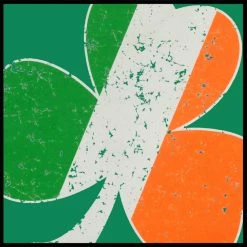 Bewild St.Patricks Day Irish Colors Vintage Distressed Shamrock Girl's T-Shirt