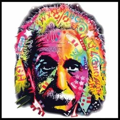 Bewild Cool Funny & Offensive Einstein Graffiti Fractal Girl's T-Shirt
