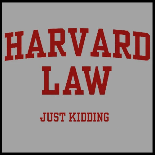 Bewild Harvard Law Just Kidding Crewneck Sweatshirt Cool Funny & Offensive 8 Bewild Harvard Law Just Kidding Crewneck Sweatshirt Cool Funny & Offensive