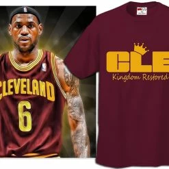 Bewild Lebron Kingdom Restored CLEveland Kid's T-shirt