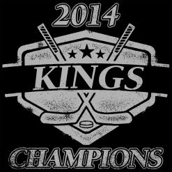 Bewild Sport Inspiration Kings Hockey 2014 Champions Champions Men's T-Shirt 11 Bewild Sport Inspiration Kings Hockey 2014 Champions Champions Men's T-Shirt