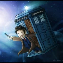 Bewild Police Box Phone Booth Tardis Adult Hoodie Comic Con & Gaming Clothing Video Game