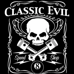 Bewild Classic Evil Biker Mens T-shirt