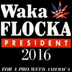 Bewild Political View Waka Flocka For President 2016 Thermal Shirt