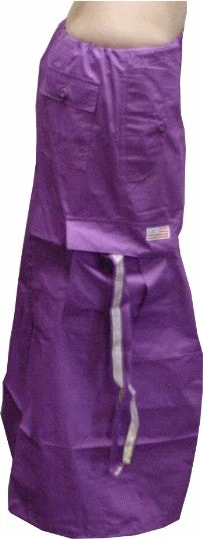 Bewild Ufo Utility Cargo Skirt (Purple)