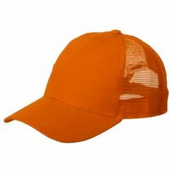 Bewild Vintage Trucker Hats - Solid Orange Trucker Cap
