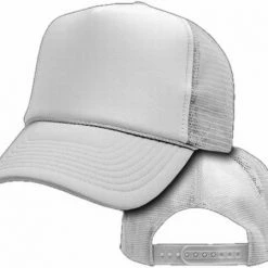 Bewild Vintage Trucker Hats - Solid White Trucker Cap