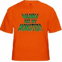 Bewild Haloween T-Shirt - Wanna See My Monster T-Shirt 12 Bewild Haloween T-Shirt - Wanna See My Monster T-Shirt