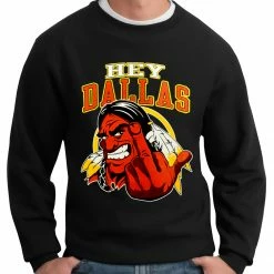 Bewild Sport Inspiration Washington Fan - Hey Dallas Adult Crewneck