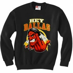 Bewild Sport Inspiration Washington Fan - Hey Dallas Adult Crewneck