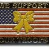 Bewild We Support Our Troops Flag Lapel Pin Lapel Pins