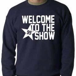 Bewild Sport Inspiration Welcome To The Show Watt Houston Adult Crewneck