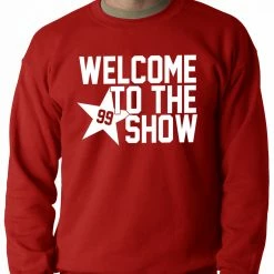 Bewild Sport Inspiration Welcome To The Show Watt Houston Adult Crewneck