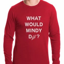 Bewild What Would Mindy Do? Eat Ice Cream Thermal Shirt