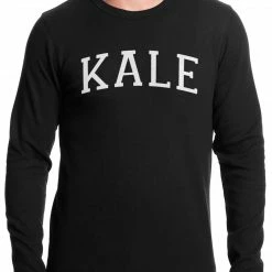 Bewild White Print Kale Thermal Shirt
