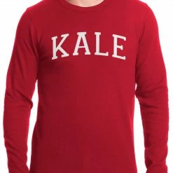 Bewild White Print Kale Thermal Shirt