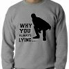 Bewild Why You Always Lying Funny Adult Crewneck 2 Bewild Why You Always Lying Funny Adult Crewneck