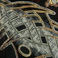 Bewild Xzavier Guilded Tribal Couture Rhinestone T-Shirt