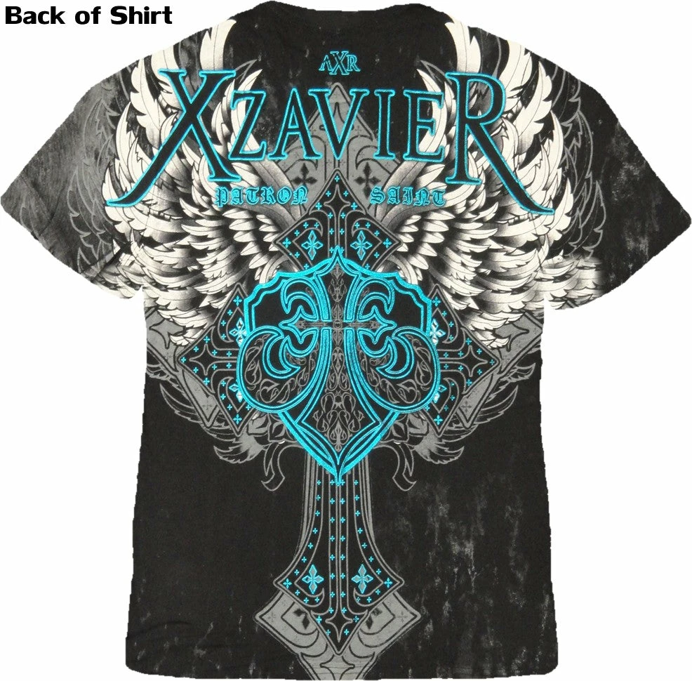 Bewild Xzavier "Nobel Winged Cross" T-Shirt (Black) 4 Bewild Xzavier "Nobel Winged Cross" T-Shirt (Black)