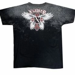 Bewild Xzavier Super Duper Cross Skulls Men's T- Shirt (Black) 11 Bewild Xzavier Super Duper Cross Skulls Men's T- Shirt (Black)