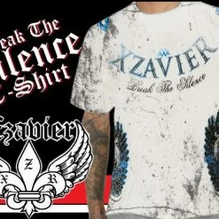 Bewild Xzavier "Break The Silence" Couture T-Shirt (White) 21 Bewild Xzavier