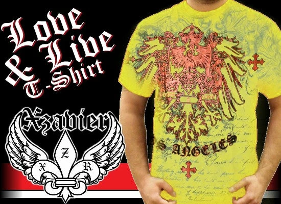 Bewild Xzavier "Live & Love" T-Shirt (Yellow) 11 Bewild Xzavier "Live & Love" T-Shirt (Yellow)