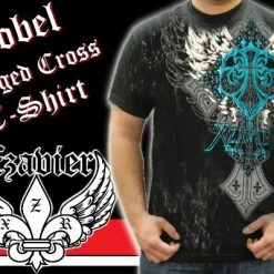 Bewild Xzavier "Nobel Winged Cross" T-Shirt (Black) 19 Bewild Xzavier