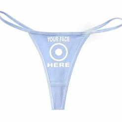 Bewild Your Face Here Thong Thongs