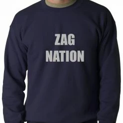 Bewild Zag Nation Adult Crewneck Sport Inspiration