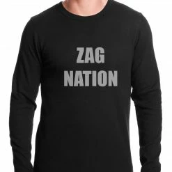 Bewild Zag Nation Thermal Shirt Sport Inspiration
