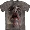 Bewild Zombie Big Face Men's T-Shirt The Mountain Apparel
