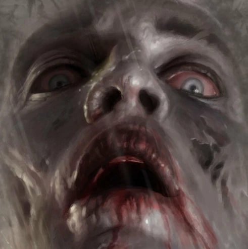 Bewild Zombie Big Face Men's T-Shirt The Mountain Apparel 6 Bewild Zombie Big Face Men's T-Shirt The Mountain Apparel