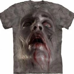 Bewild Zombie Big Face Men's T-Shirt The Mountain Apparel 12 Bewild Zombie Big Face Men's T-Shirt The Mountain Apparel